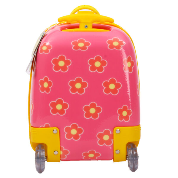 pink giraffe kids luggage