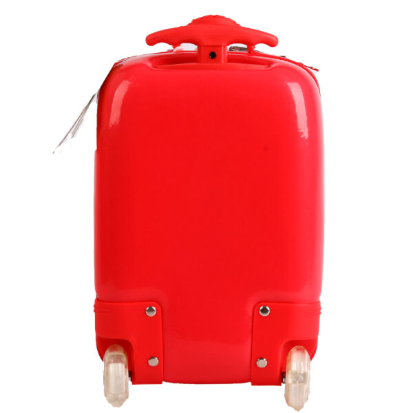 red locomotive kids luggage