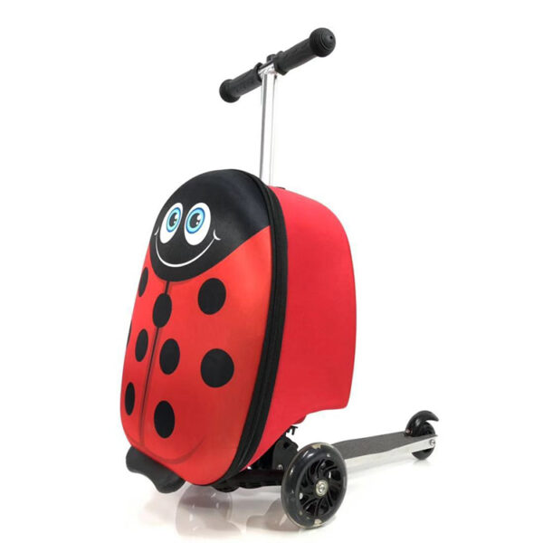 Ladybug kids scooter luggage