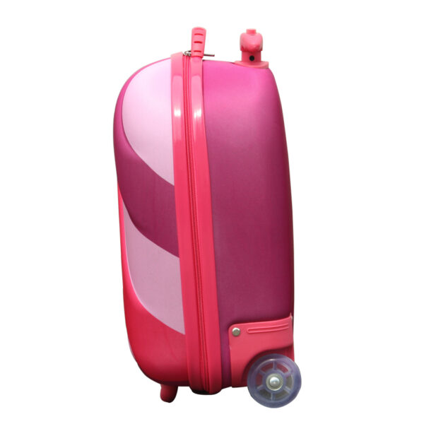 pink rainbow kids luggage