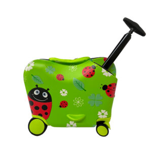 green ladybug kids ride on